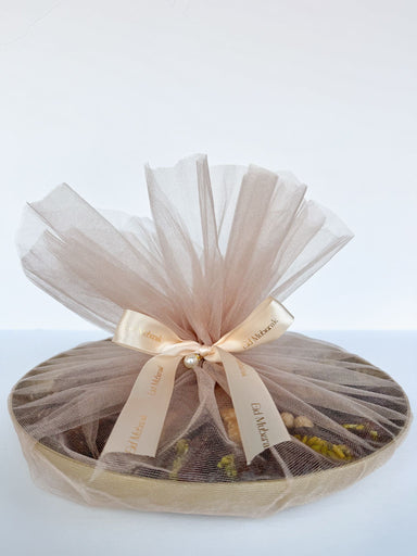 Golden Tray with Premium Assorted Dates